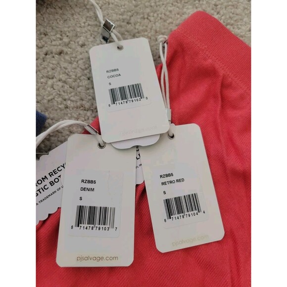 NWT (Lot Of 3) P.J. Salvage Borrowed from the Boys Shorts Women’s Lounge Small - Picture 5 of 11